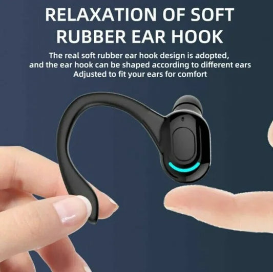 Bluetooth 5.1 Wireless Earbuds with Earhooks – Stereo Sport Headset