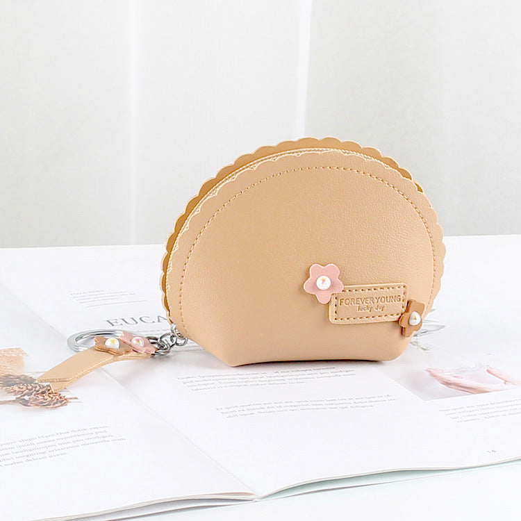 Women’s Mini Coin Purse with Key Case – Zippered Waterproof Pouch