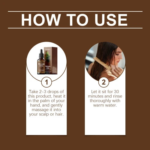 Hoegoa Batana Rosemary Essential Moisturizes Strands Dry And Smooth Hair Care Oil