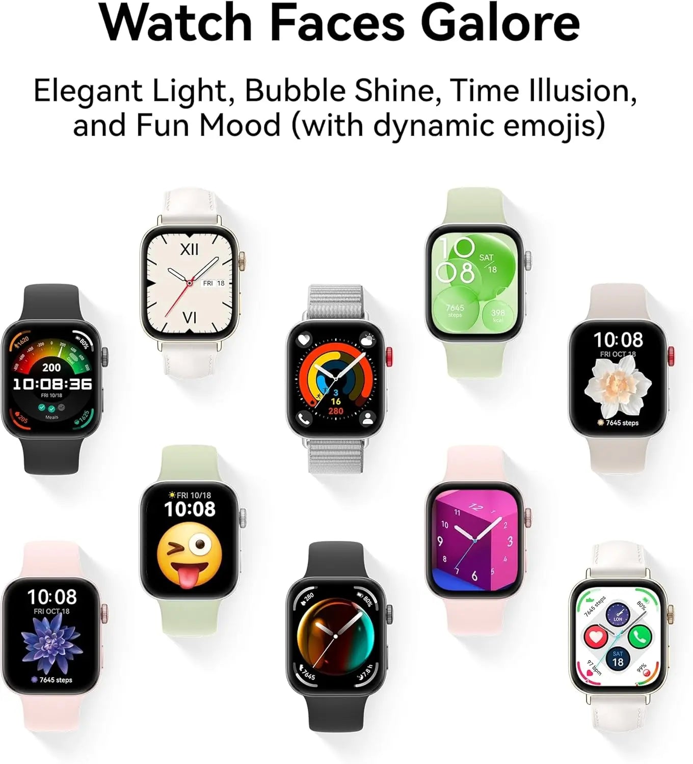 HUAWEI Watch FIT 3 – 1.82″ AMOLED Ultra-Slim Fitness Smartwatch