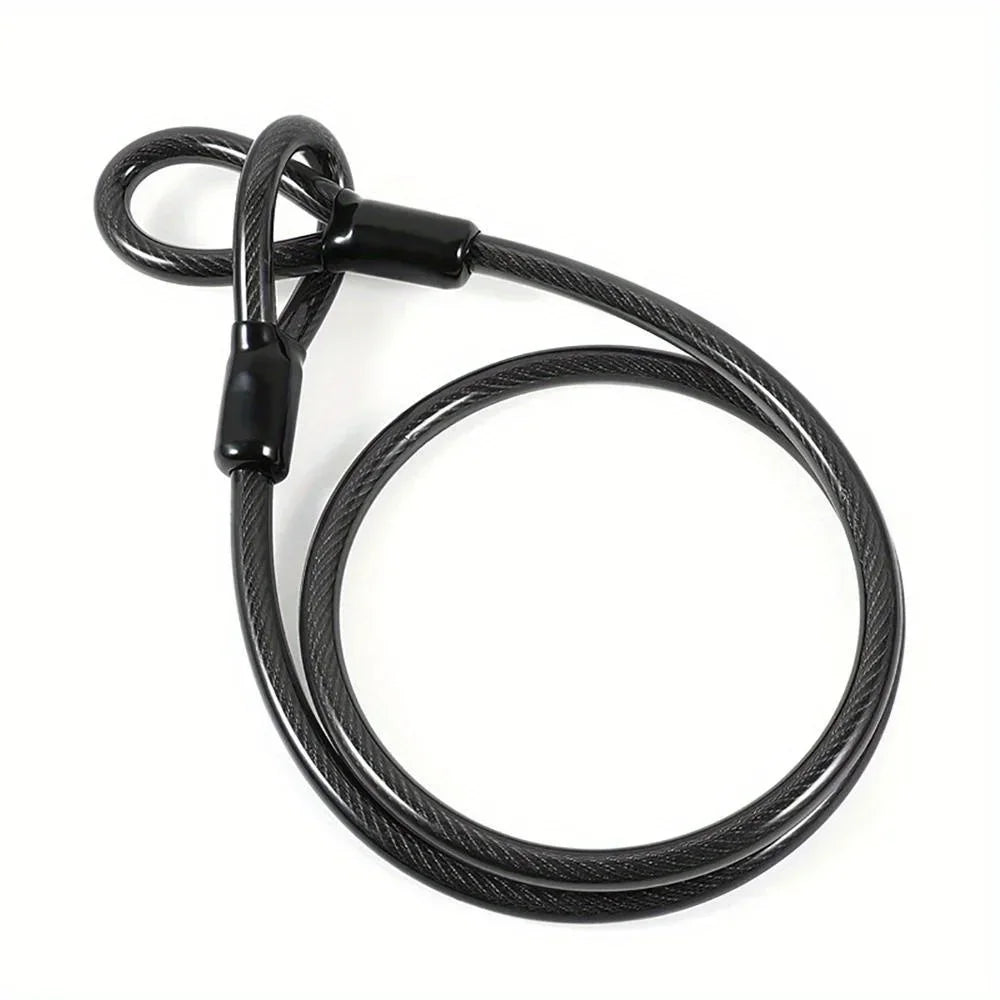 1.2m Security Cable Lock – Anti-Theft Steel Chain for Bikes, Motorcycles & Helmets