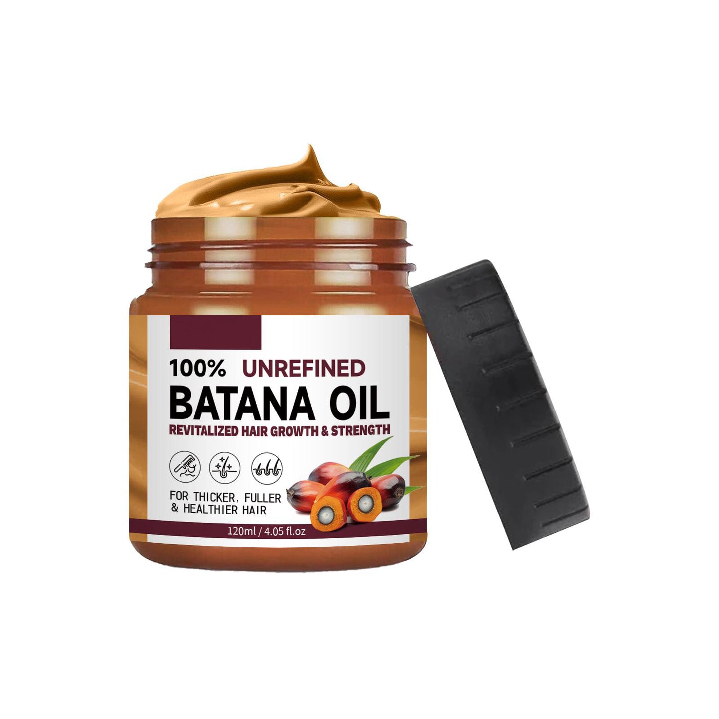 Batana Hair Oil from Honduras – Nourishing Treatment for Fuller, Thicker & Healthier Hair (Unisex)