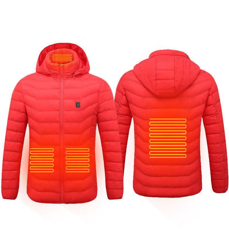 Men’s USB Heated Winter Jacket – Electric Thermal Coat
