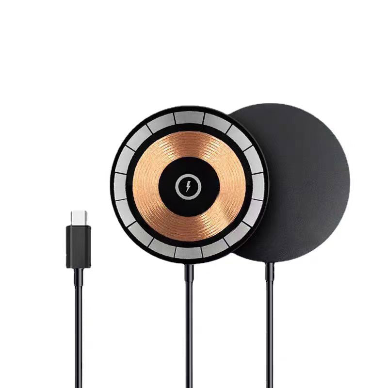 15W Magnetic Wireless Charger for iPhone 12–17 Pro & Pro Max – Fast Wireless Charging Pad