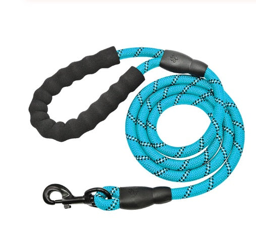 Reflective Nylon Dog Leash – Strong, Lightweight Walking & Training Lead for All Dogs