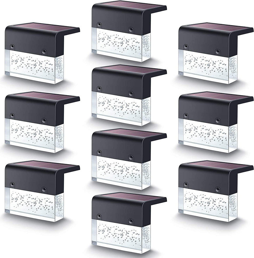 Waterproof RGB LED Solar Step & Fence Light – Outdoor Color-Changing Stair, Deck, and Garden Lighting