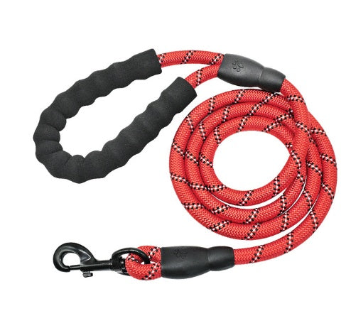 Reflective Nylon Dog Leash – Strong, Lightweight Walking & Training Lead for All Dogs
