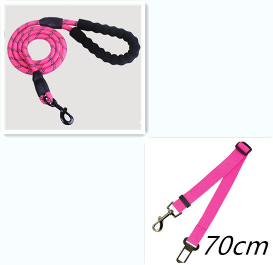 Reflective Nylon Dog Leash – Strong, Lightweight Walking & Training Lead for All Dogs