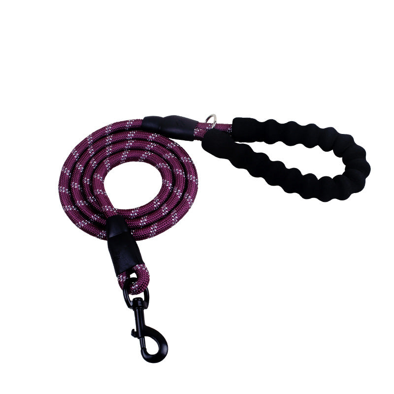 Reflective Nylon Dog Leash – Strong, Lightweight Walking & Training Lead for All Dogs