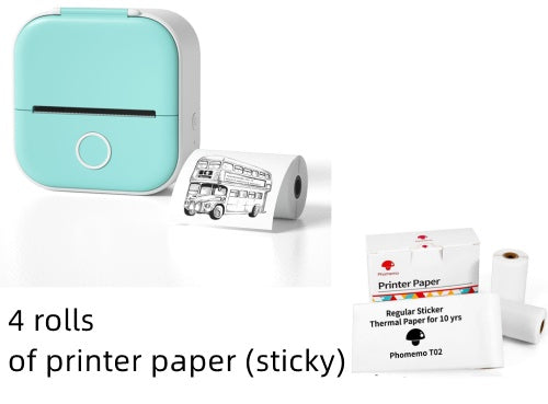 Portable Mini Bluetooth Thermal Label & Photo Printer