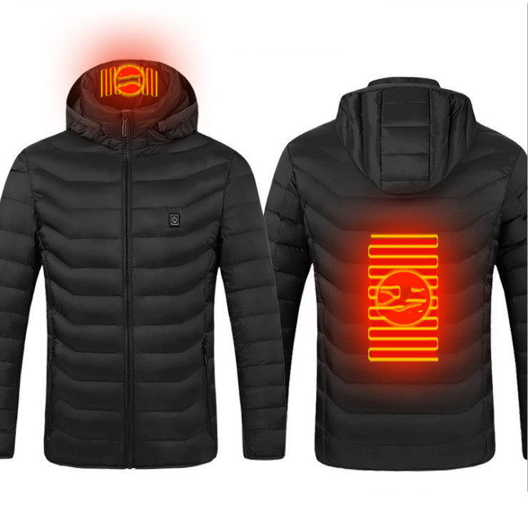 Men’s USB Heated Winter Jacket – Electric Thermal Coat