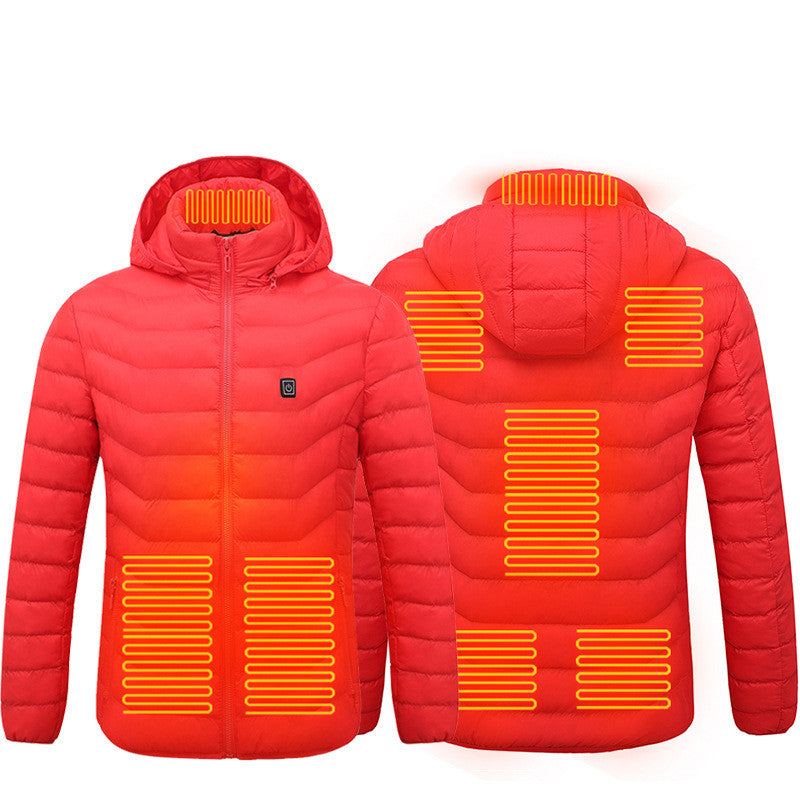 Men’s USB Heated Winter Jacket – Electric Thermal Coat