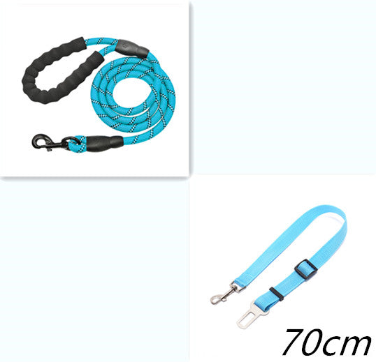 Reflective Nylon Dog Leash – Strong, Lightweight Walking & Training Lead for All Dogs