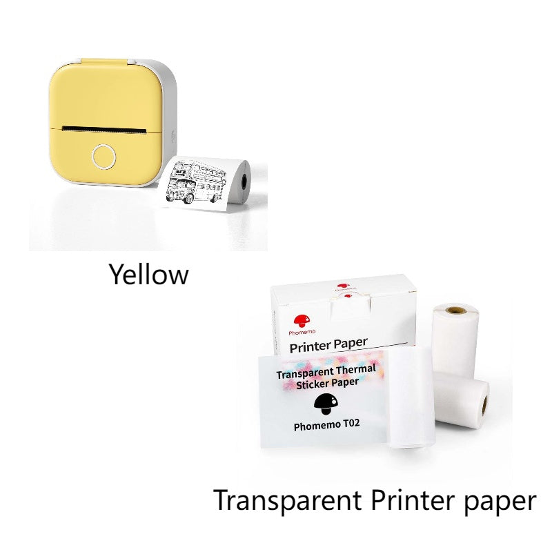 Portable Mini Bluetooth Thermal Label & Photo Printer