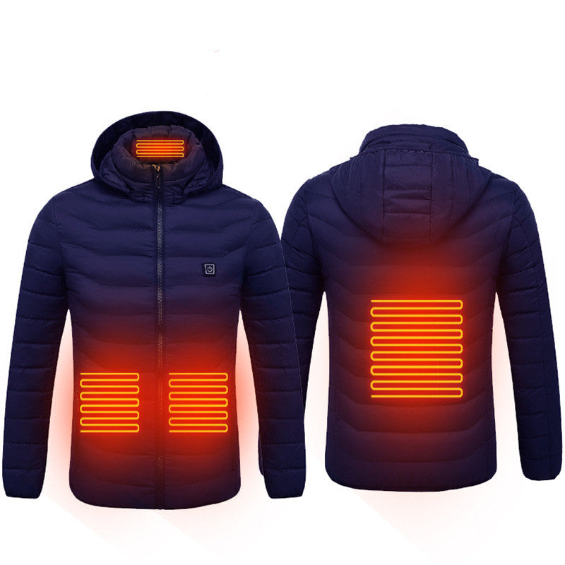 Men’s USB Heated Winter Jacket – Electric Thermal Coat