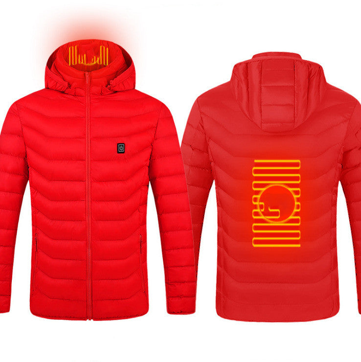 Men’s USB Heated Winter Jacket – Electric Thermal Coat
