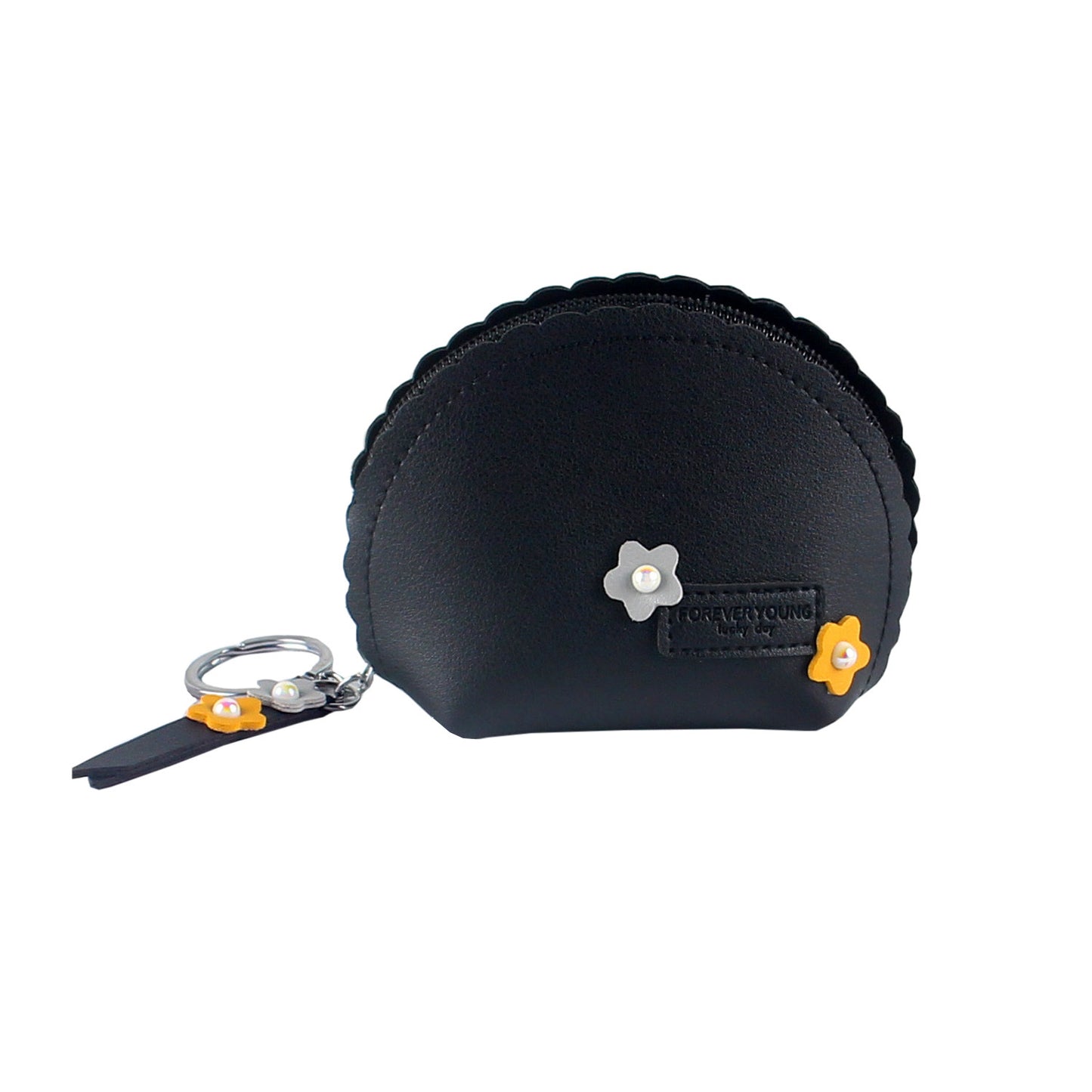 Women’s Mini Coin Purse with Key Case – Zippered Waterproof Pouch