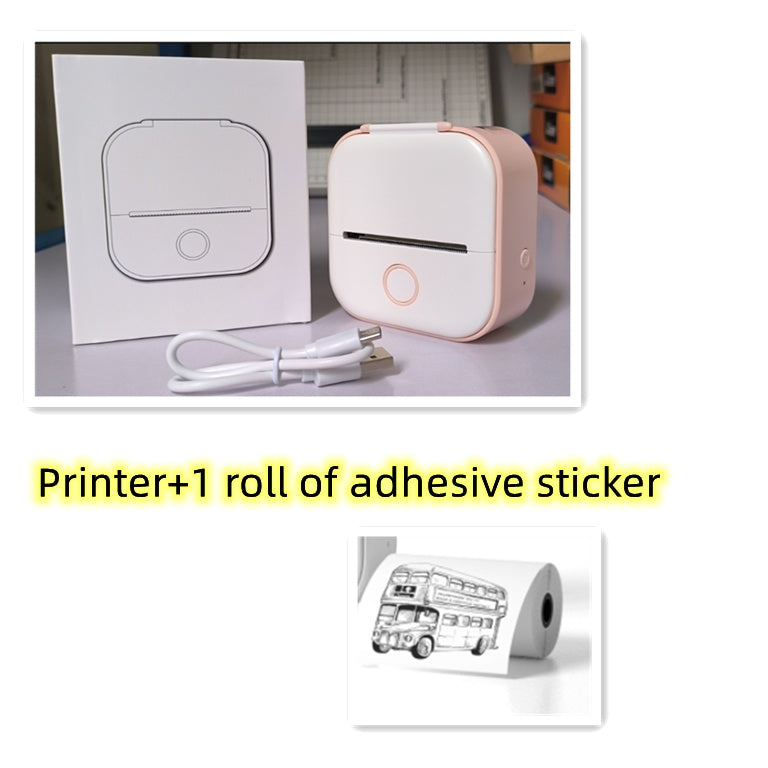 Portable Mini Bluetooth Thermal Label & Photo Printer