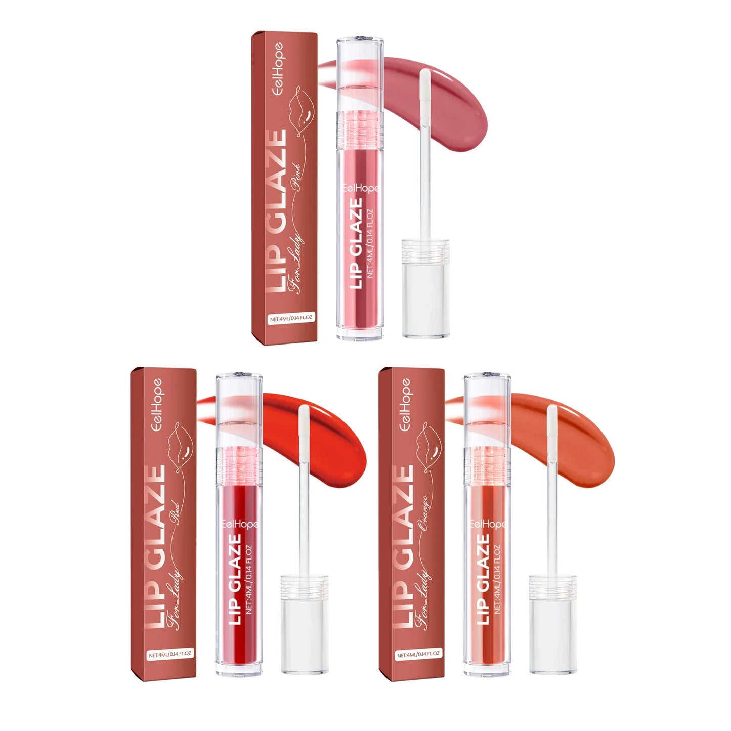 EELHOPE Lip Glaze – Long-Lasting, Non-Sticky & Moisturizing Lip Gloss