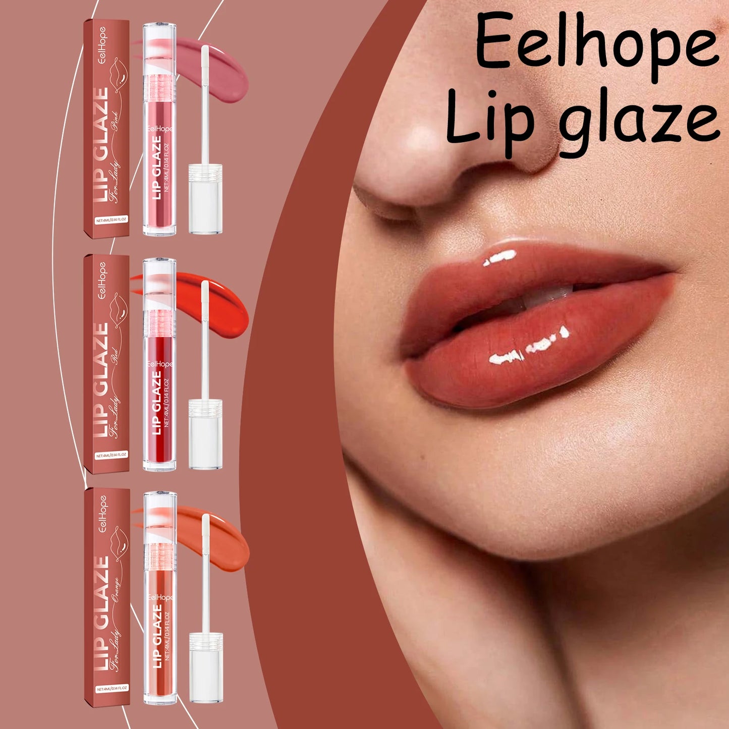 EELHOPE Lip Glaze – Long-Lasting, Non-Sticky & Moisturizing Lip Gloss