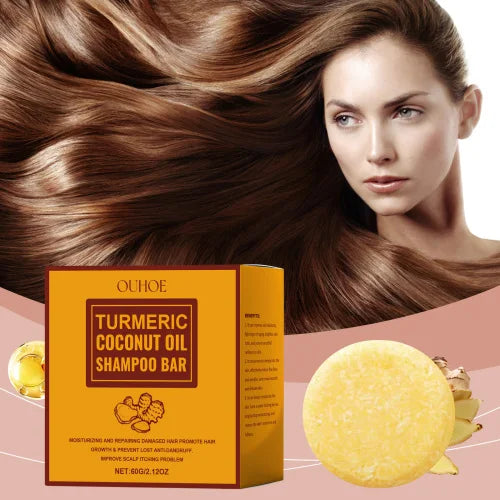 Turmeric Herbal Hair Care Soap – Cleanses Scalp, Nourishes & Strengthens Hair