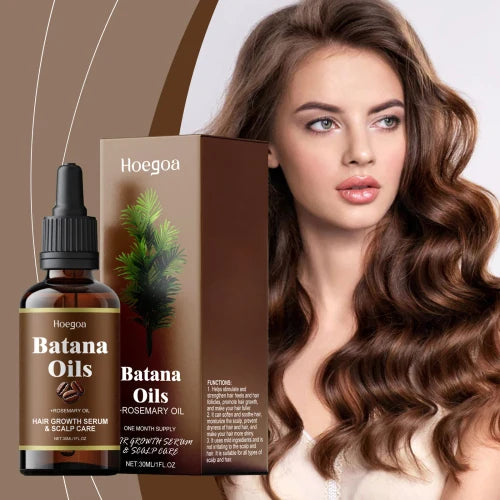 Hoegoa Batana Rosemary Essential Moisturizes Strands Dry And Smooth Hair Care Oil