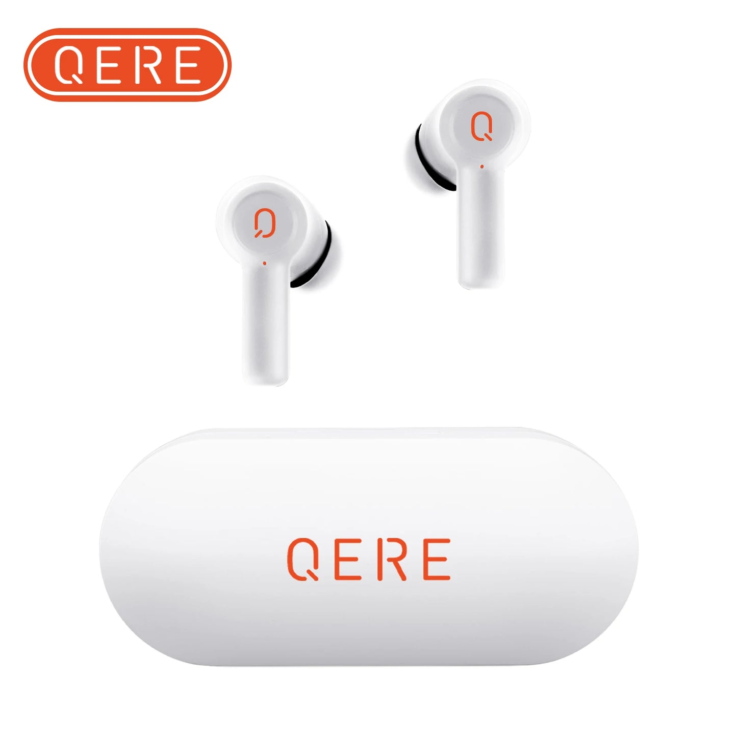 Original QERE E20 TWS Wireless Earbuds – Hi-Fi Sound, Built-In Mic & Waterproof Sport Headset