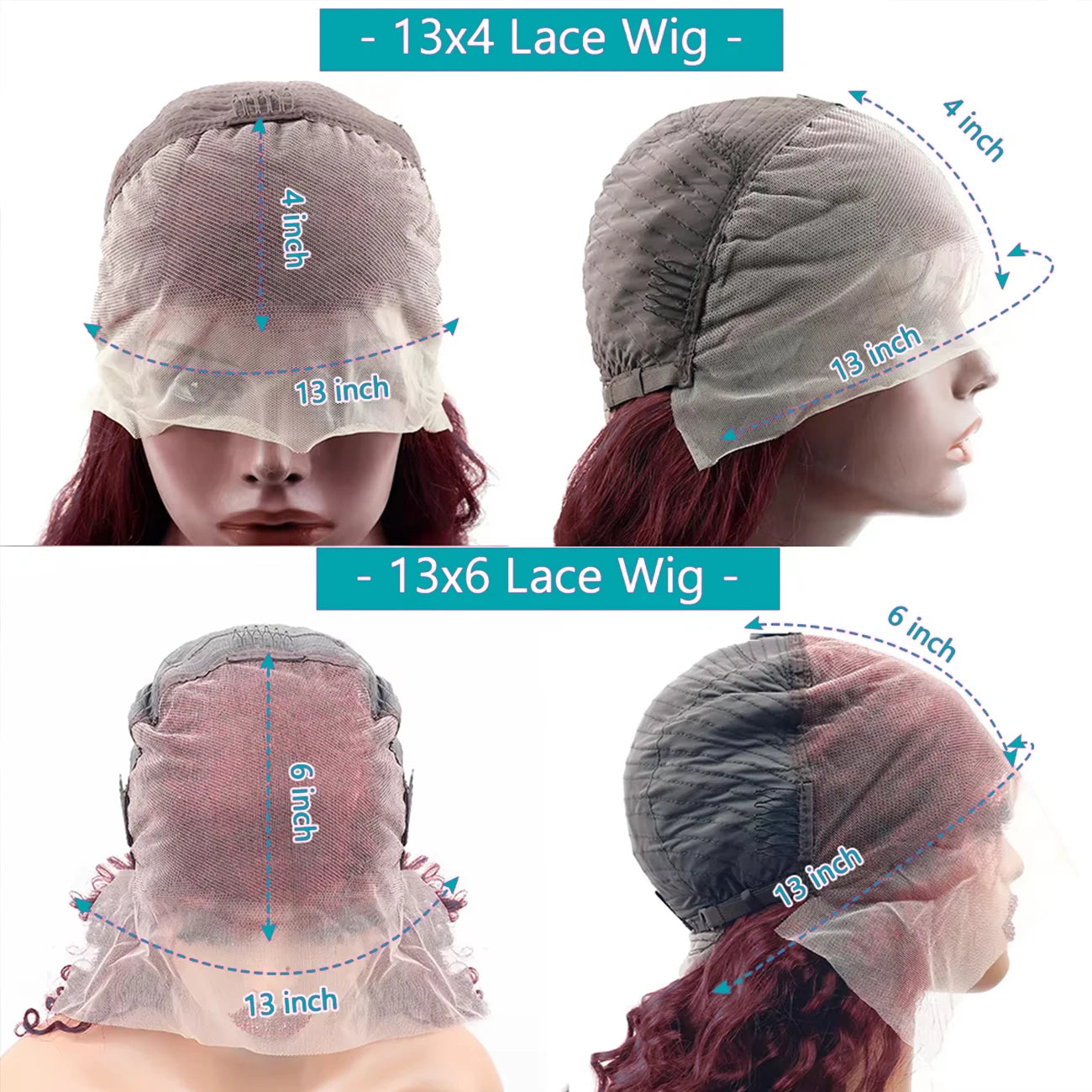 99J Burgundy Body Wave Human Hair Wig – 13x6 HD Lace Front, Pre-Plucked Transparent Lace