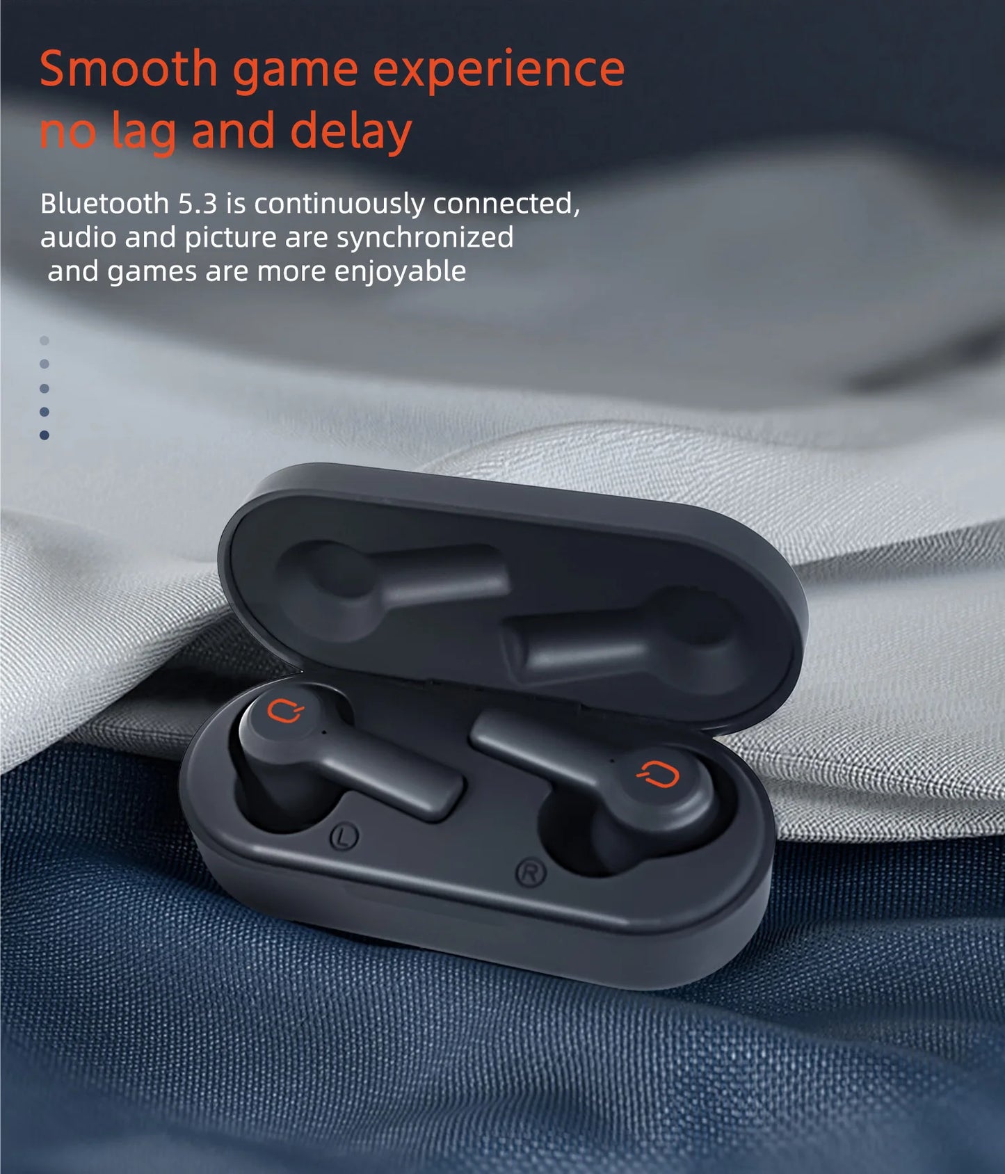 Original QERE E20 TWS Wireless Earbuds – Hi-Fi Sound, Built-In Mic & Waterproof Sport Headset