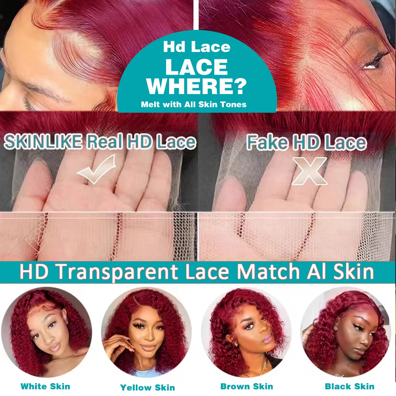 99J Burgundy Body Wave Human Hair Wig – 13x6 HD Lace Front, Pre-Plucked Transparent Lace