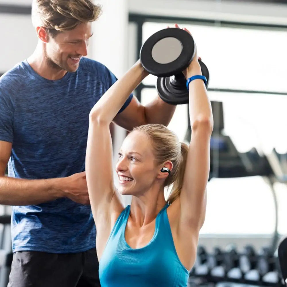 Wireless Ear Clip Headphones – Waterproof Over-Ear Earbuds with HD Stereo & Built-In Mic (6-Hour Playtime)