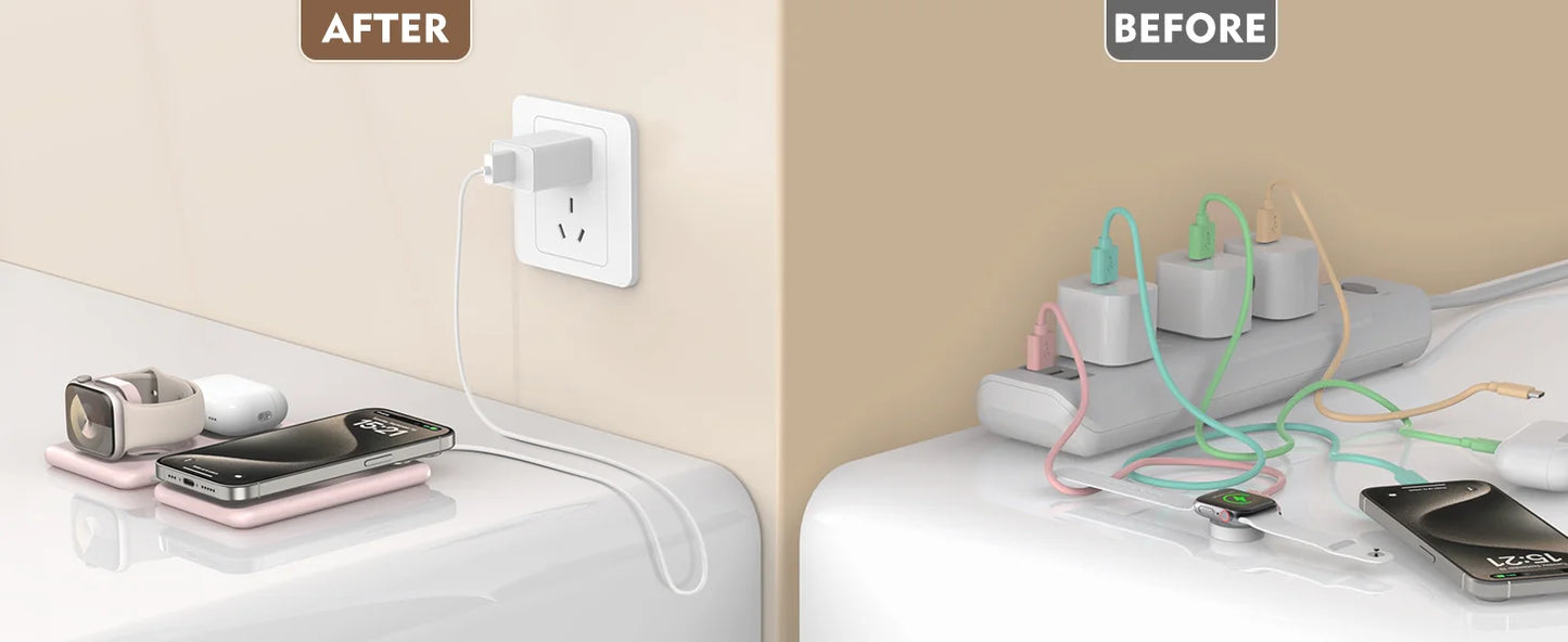 Original 3-in-1 Magnetic Wireless Travel Charging Station