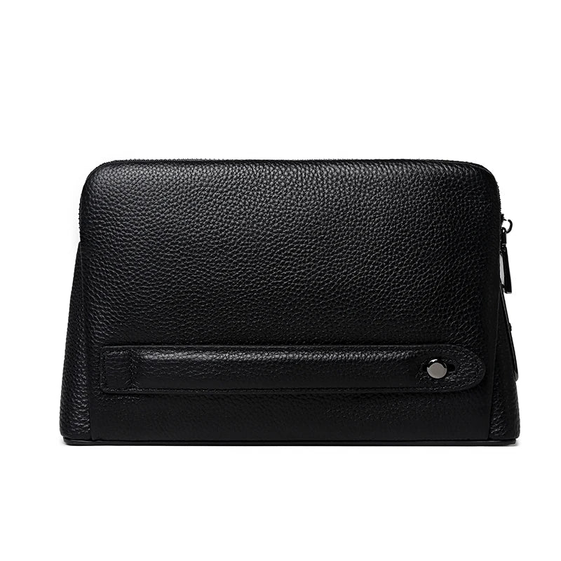 Men’s Fingerprint Lock Handbag – Secure Anti-Theft Wallet Bag