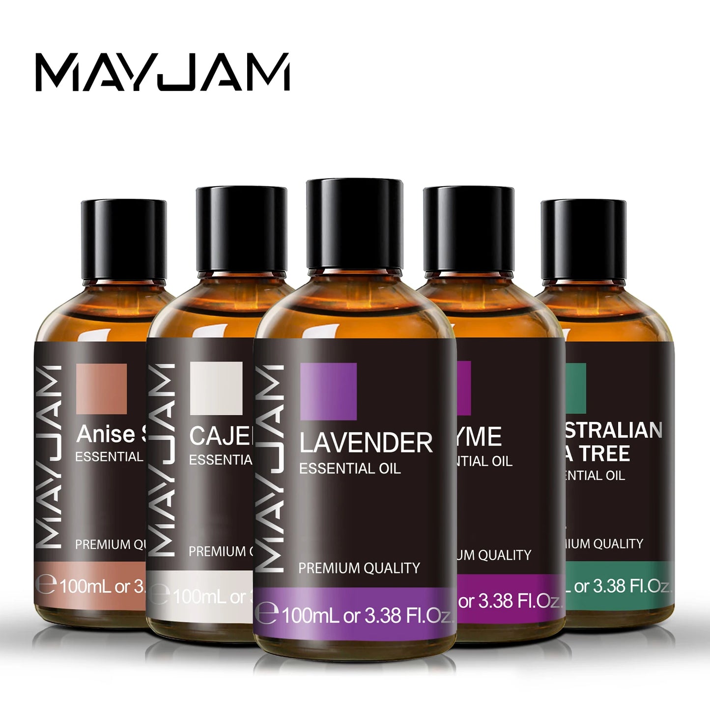 MAYJAM Premium Essential Oil 100ml – Aromatherapy Oil for Diffusers, Candles & DIY Soaps