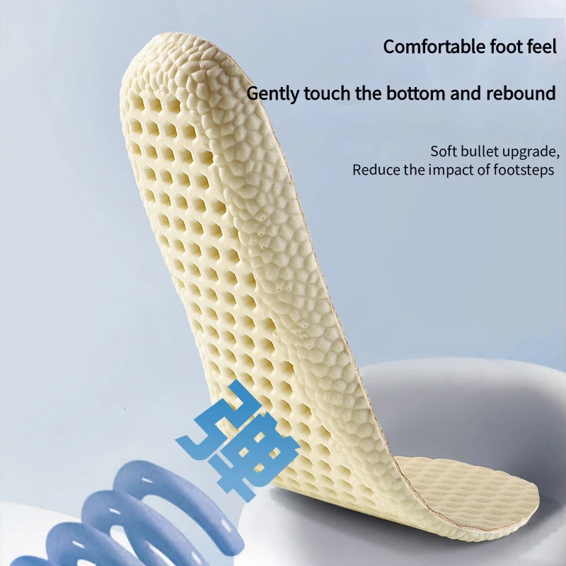Memory Foam Sports Insoles – Shock-Absorbing & Non-Slip