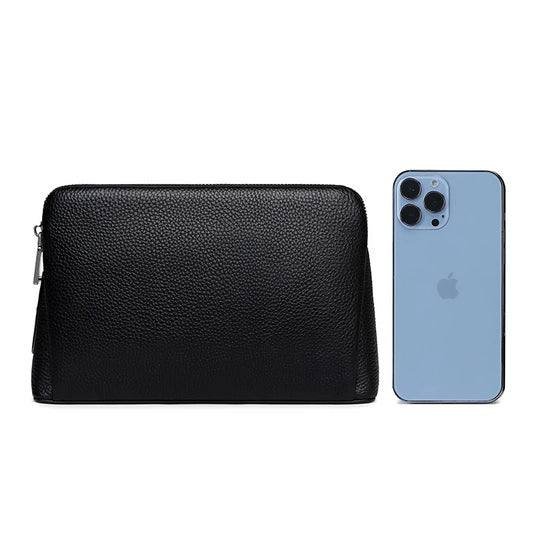 Men’s Fingerprint Lock Handbag – Secure Anti-Theft Wallet Bag