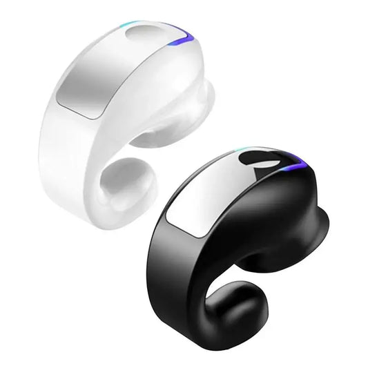 Wireless Ear Clip Headphones – Waterproof Over-Ear Earbuds with HD Stereo & Built-In Mic (6-Hour Playtime)