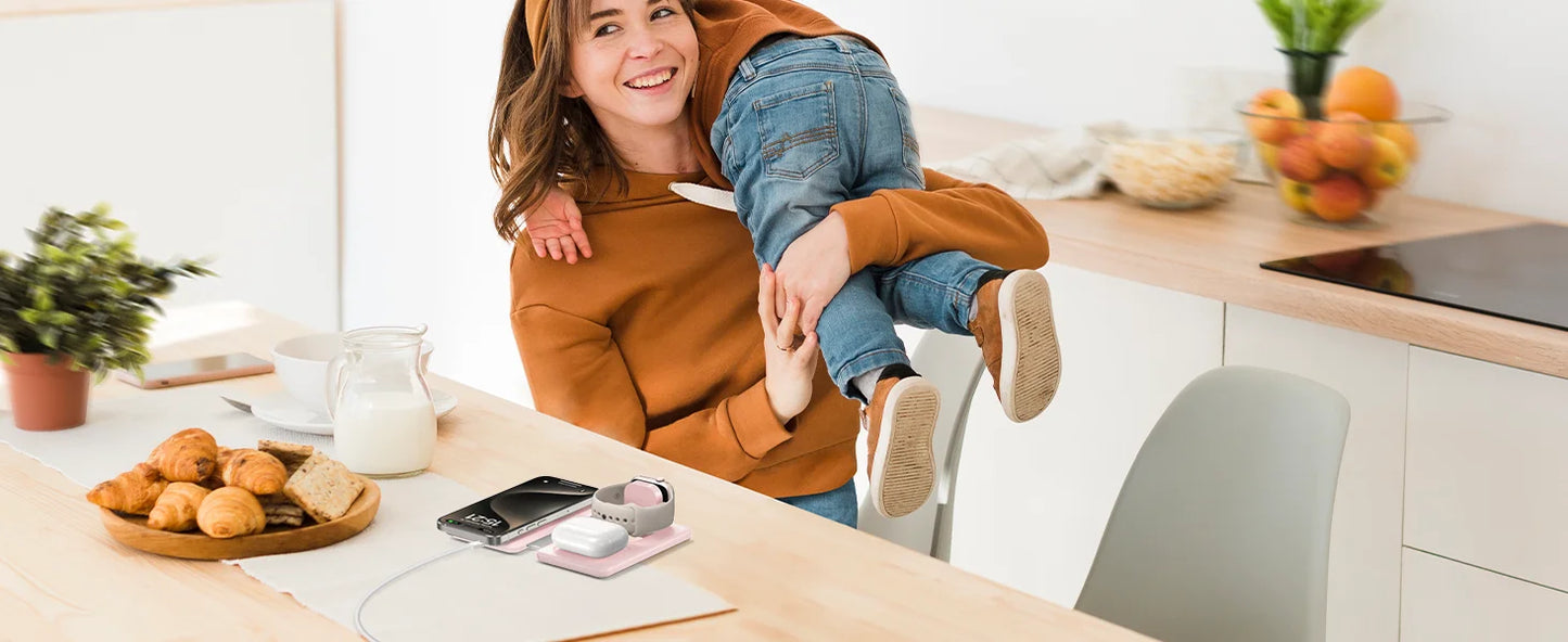 Original 3-in-1 Magnetic Wireless Travel Charging Station