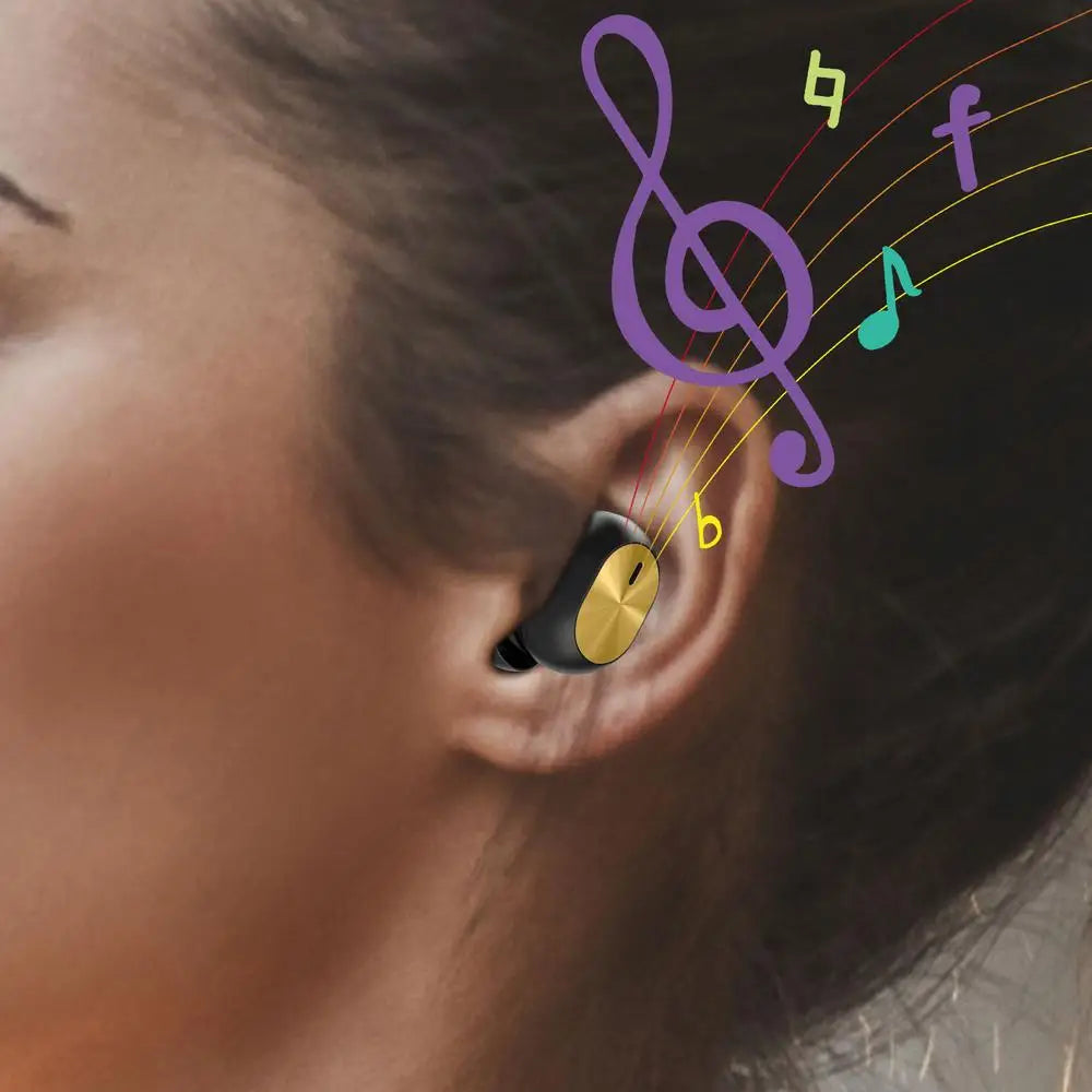 Single Wireless In-Ear Bluetooth Earbud – Waterproof Sport Headset for Calls & Music