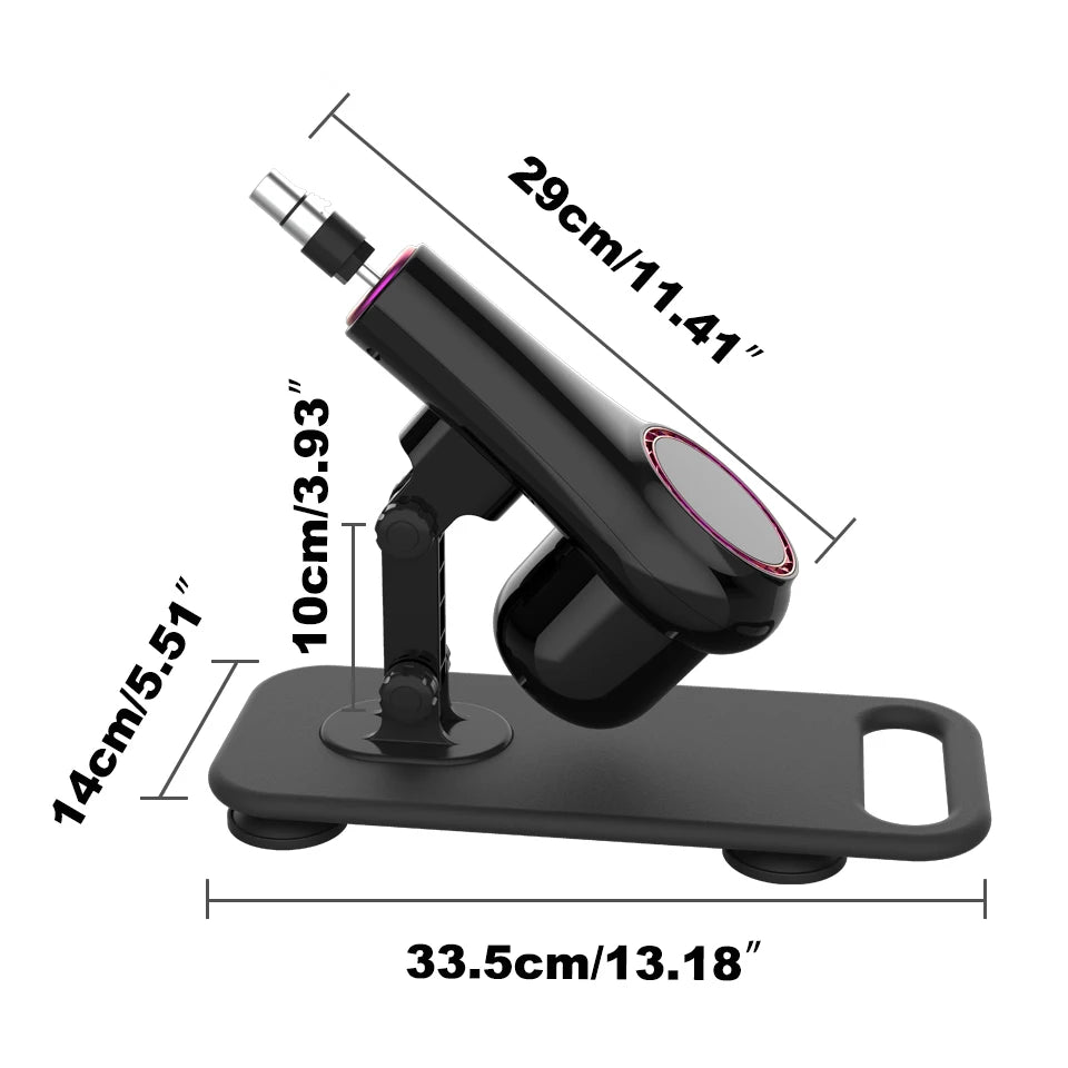 ROUGH BEAST 3XLR Wireless Sex Machine with Telescopic Dildo Attachment for Men & Women