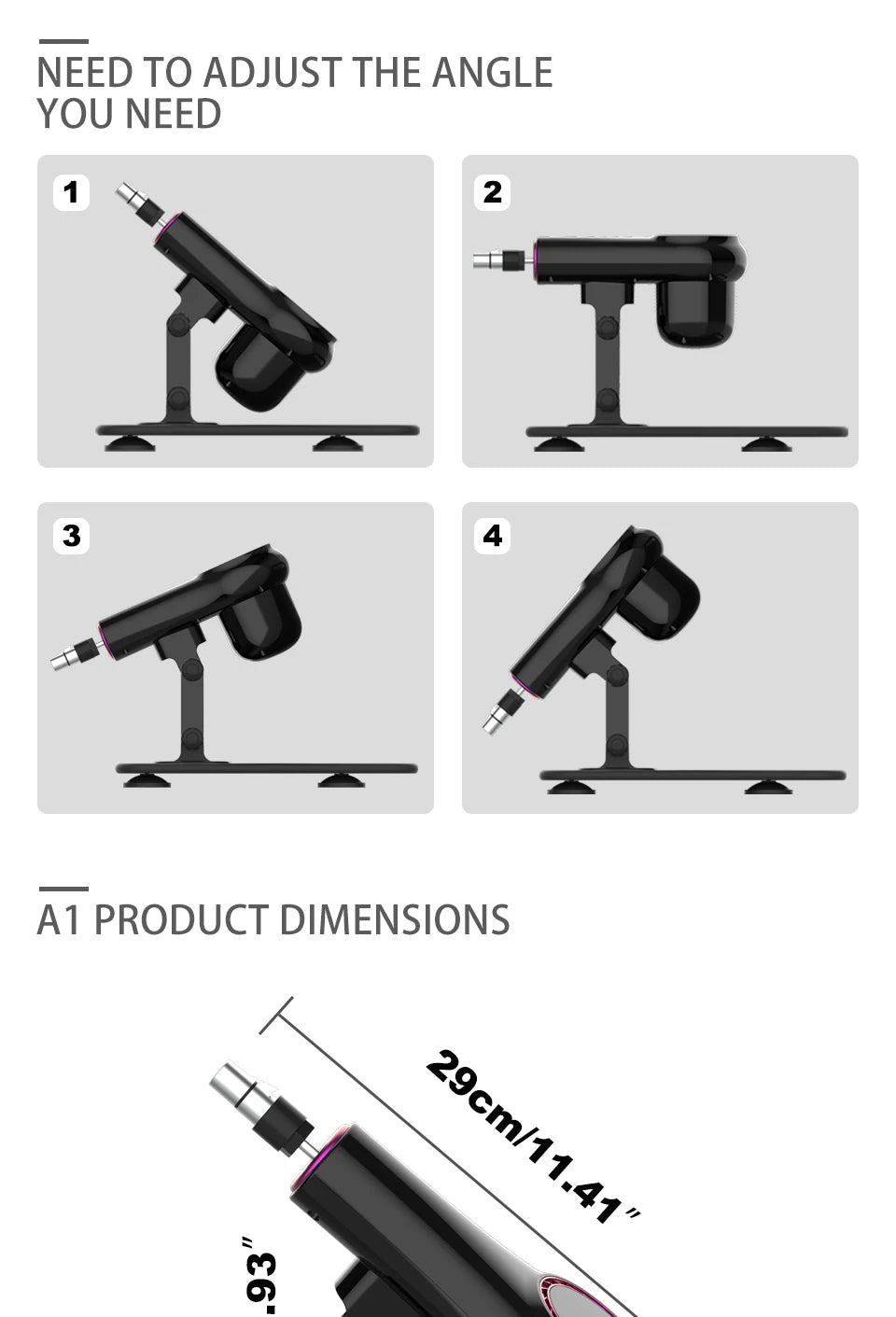 ROUGH BEAST 3XLR Wireless Sex Machine with Telescopic Dildo Attachment for Men & Women