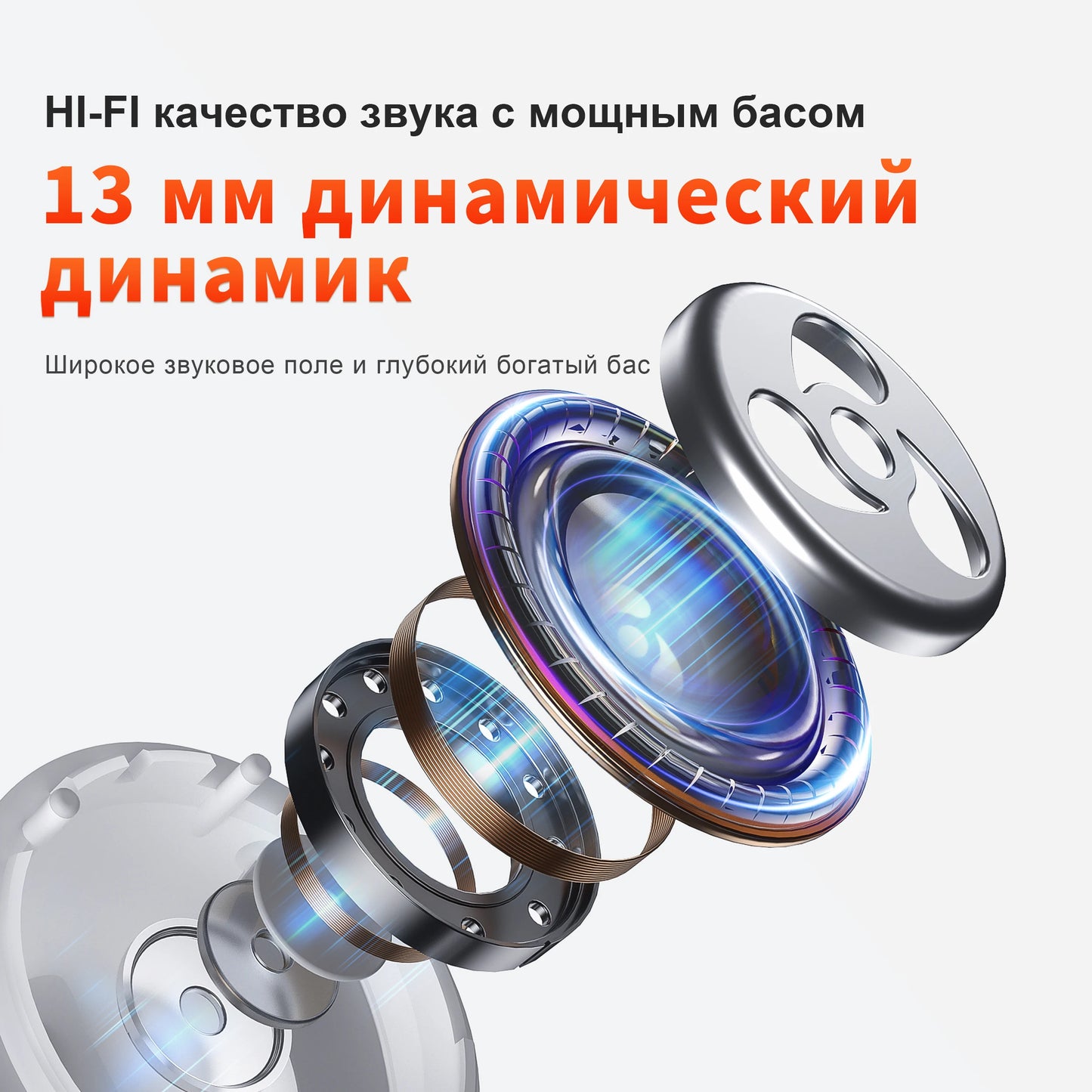 QERE E28 TWS Wireless Earbuds – Bluetooth 5.3, Hi-Fi Sound, HD Mic, Low-Latency Gaming, Waterproof