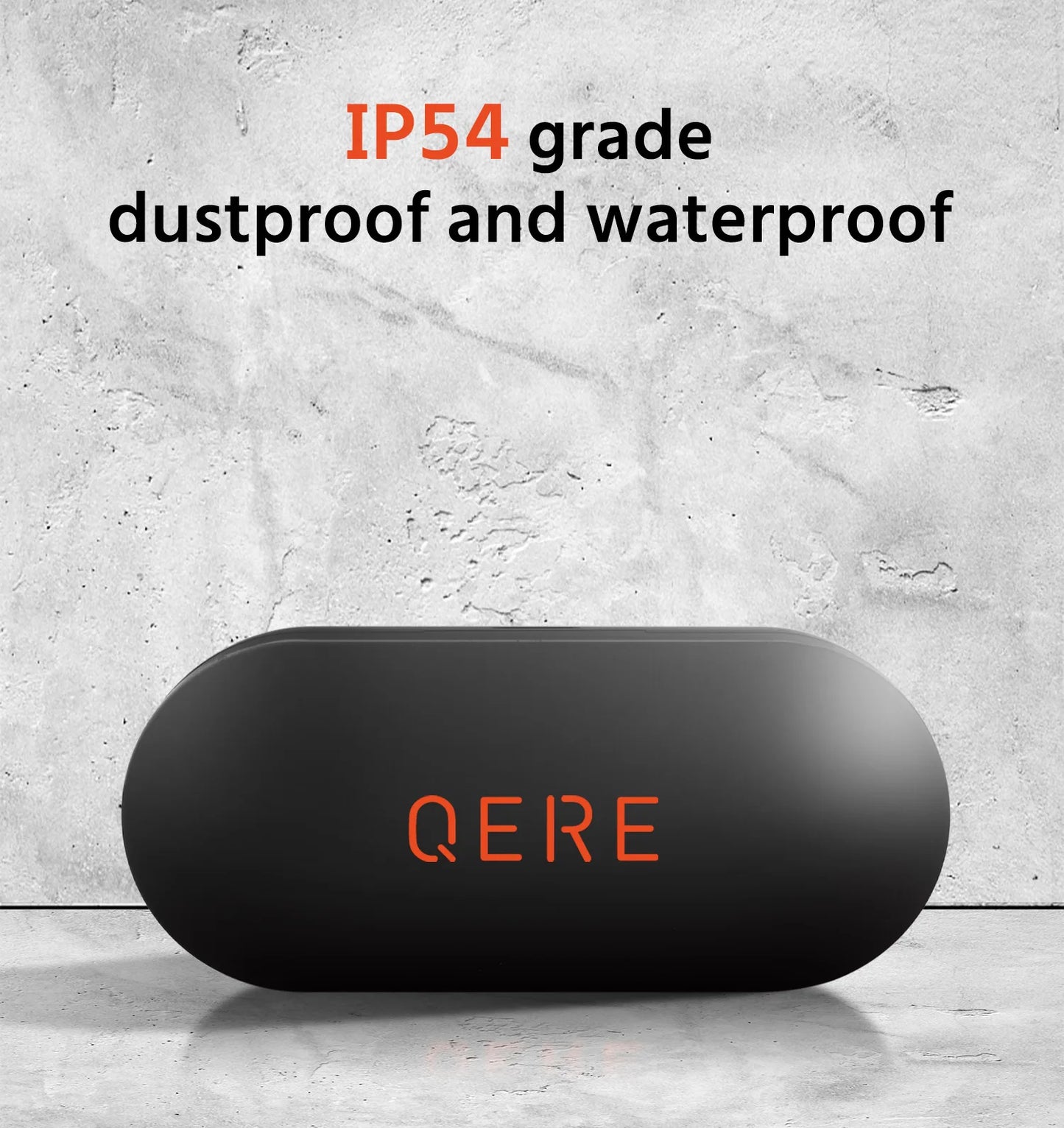 Original QERE E20 TWS Wireless Earbuds – Hi-Fi Sound, Built-In Mic & Waterproof Sport Headset