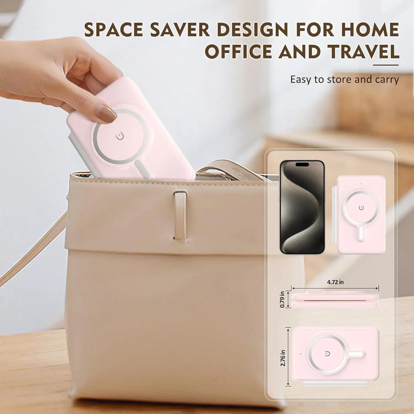 Original 3-in-1 Magnetic Wireless Travel Charging Station