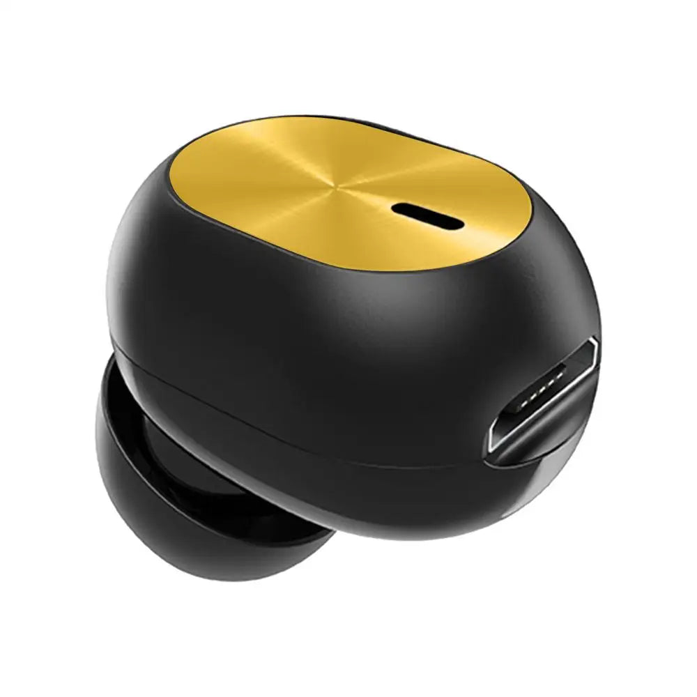 Single Wireless In-Ear Bluetooth Earbud – Waterproof Sport Headset for Calls & Music