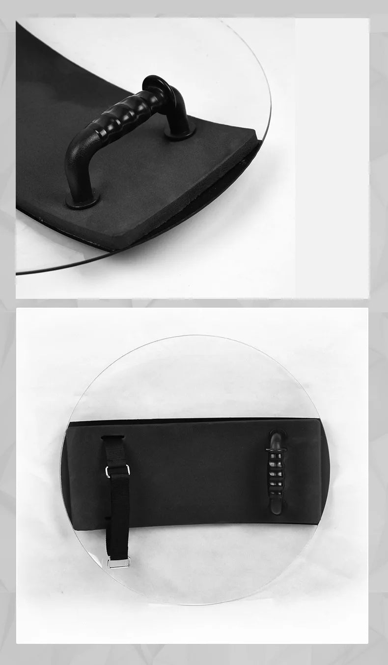 Transparent PC Riot Shield – Round Explosion-Proof Security Protection