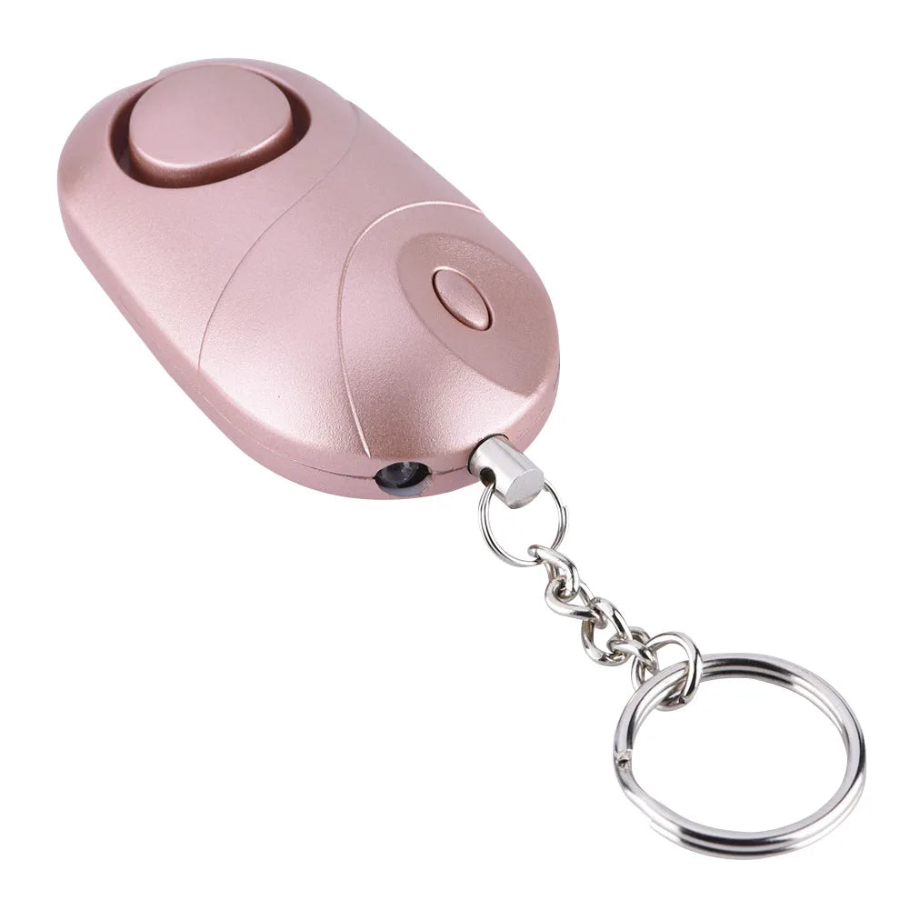 Security Alarm  Attack Alarm  Security Alarm Emergency Self Defense Alarm Keychain LED Light 130dB