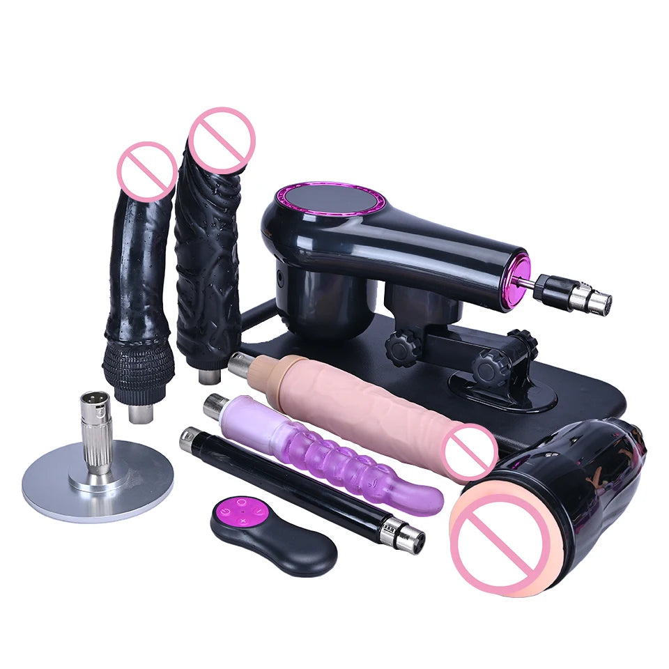 ROUGH BEAST 3XLR Wireless Sex Machine with Telescopic Dildo Attachment for Men & Women