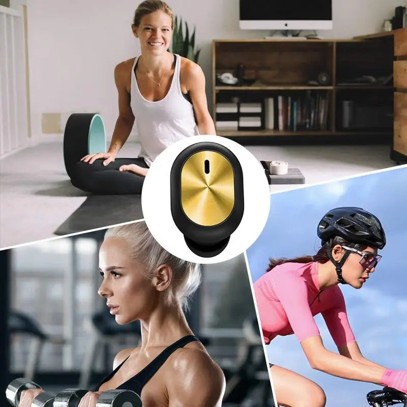 Single Wireless In-Ear Bluetooth Earbud – Waterproof Sport Headset for Calls & Music