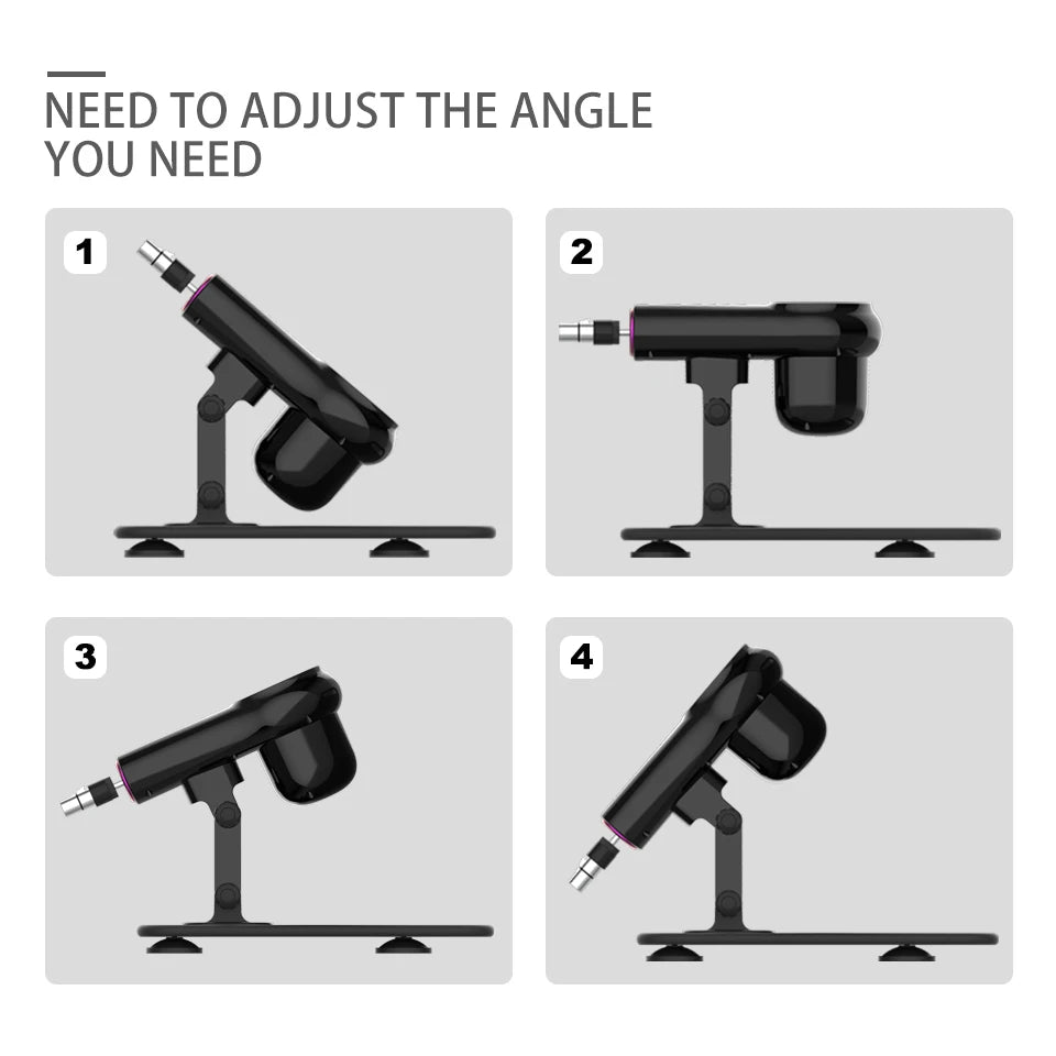 ROUGH BEAST 3XLR Wireless Sex Machine with Telescopic Dildo Attachment for Men & Women